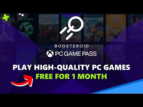 BOOSTEROID is offering FREE One month of PC GAME PASS