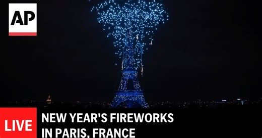France new year 2026: LIVE fireworks in Paris