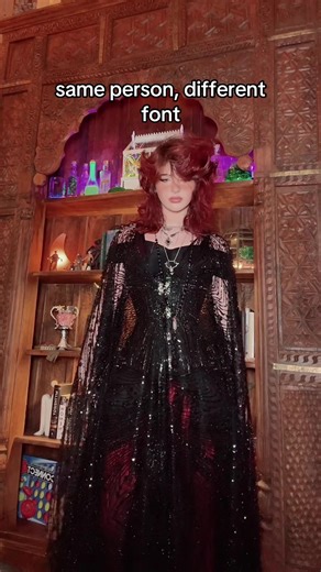 @Ash my gown is from @SCATHED | Sustainable Fashion 🖤 staying at a magical luna lovegood themed tiny house @fantasyhousemaker