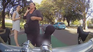 Laws for motor vehicle operators are almost identical as laws for bicycle operators. Shame the crumple-zones, airbags and side extrusion bars don't reflect the same kind. From the rider: "Centennial Park yesterday. Clear dry conditions. Perfect visibility. Cyclist in bicycle lane with right of way. Motorist entering from Robertson road gates fails to stop at the stop sign and runs down the cyclist. This could have easily been fatal. Imagine it was a child? Paramedic was on scene rendering assist