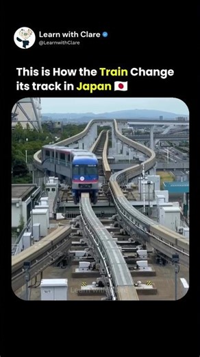 🚆 Automatic Track Switching in Japan 🇯🇵 | How Metro Train Tracks Change Automatically