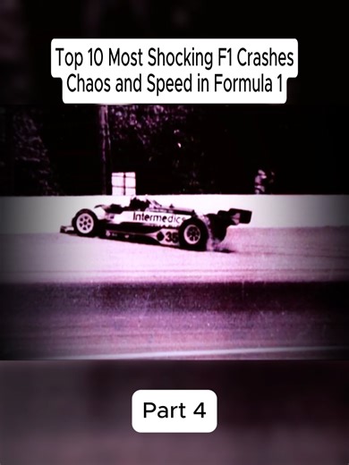 Part 4: Top 10 Most Shocking F1 Crashes Chaos and Speed in Formula 1 #F1 #fomula1