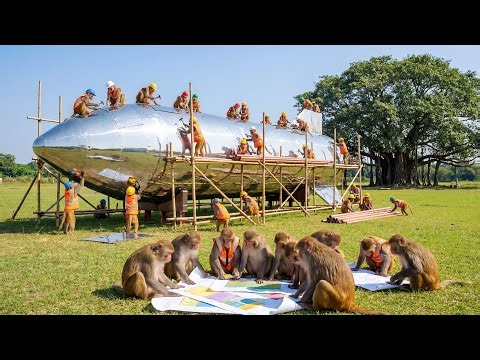 Indian Monkeys Build a Space Rocket and Land on the Moon for the First Time [4K] 🚀🇮🇳