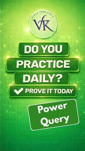 Power Query Basics Quiz Part 4 | Import Excel File(.xlsx) #vidyatechkatta #excel #powerquery $query$