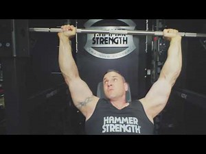 Shoulder workout with pro natural bodybuilder Tim Martin