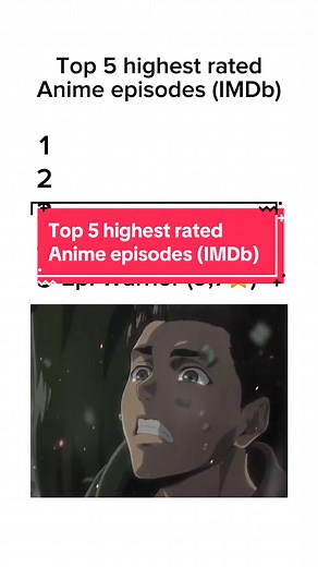 Top 5 Highest Rated Anime Episodes on IMDb