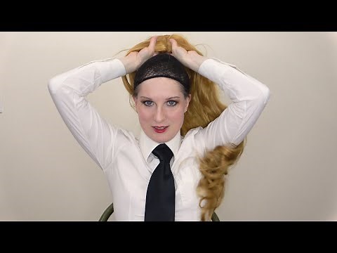 Trying on all my many wigs