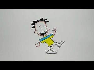 How to Draw a Big Nate Cartoon Animation