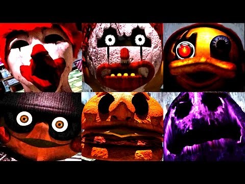 WARNING: ALL NIGHTMARE JUMPSCARES!! - Five Nights at Ronald's