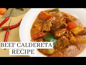 BEEF CALDERETA RECIPE - Pinoy Kalderetang Baka