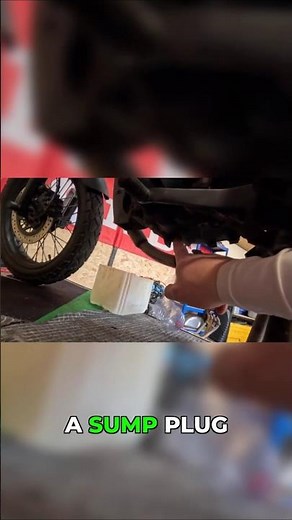 Motorcycle Oil Change: Sump Plug Trick!