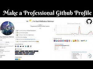 ADD Pro Level README File in Github Profile | Make a Professional Github Profile 🔥