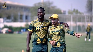 516K views · 10K reactions | Peshawar Zalmi Squad completed its first training session at High Performance Centre National Stadium, Karachi ahead of PSL 6. Zalmi Players left team hotel for National Stadium, Karachi. After doing warm up exercises, the players played a football match before hitting the nets. Follow Zalmi TV for player interviews and exclusive content YouTube.com/ZalmiTV #Zalmi #YellowStorm #ZalmiKingdom | Peshawar Zalmi | Facebook