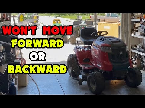 Troy Built Riding Mower Won't Go Forward/Backwards - HOW TO FIX