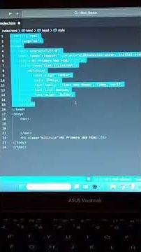 Mi Primera Web HTML #tecnologia #tutorial #smartphone