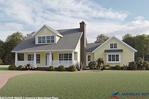 Country Plan - 1,675 Square Feet, 3 Bedrooms, 2.5 Bathrooms | Floor Plan #4848-00040 | America's Best House Plans