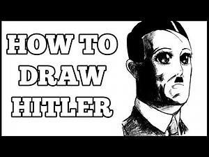 HOW TO DRAW HITLER | Fast digital drawing