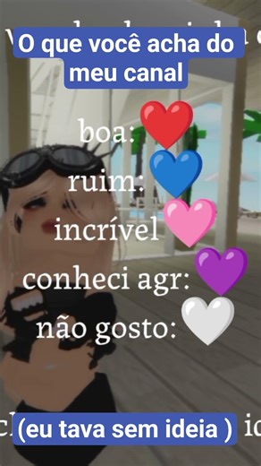 o que você acha do meu canal