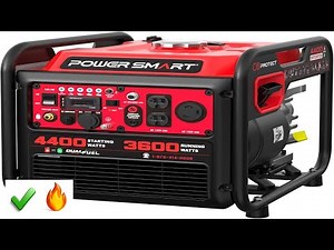 PowerSmart 4400 Watt Dual Fuel Portable Generator with Inverter Technology CO Protect 3 -