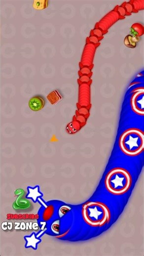 Wormate.io -Worms zone game / Snake game #wormszone #wormateio #snakegame #shorts #shortsfeed #trend