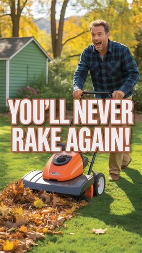 This Lawn Sweeper Cleans Your Yard in Minutes!
