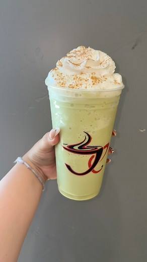 Coastal matcha 🍵 • Come try out our new matcha w a splash of coconut cream 🥥 * Must ask for cinnamon sprinkles * | Java Espress-Burley
