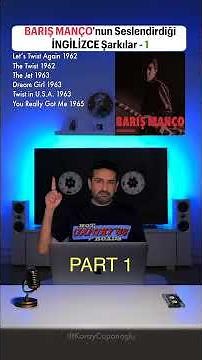 BARIŞ MANÇO'dan İNGİLİZCE Şarkılar Serisi - 1 #şarkı #müzik #BarışManço