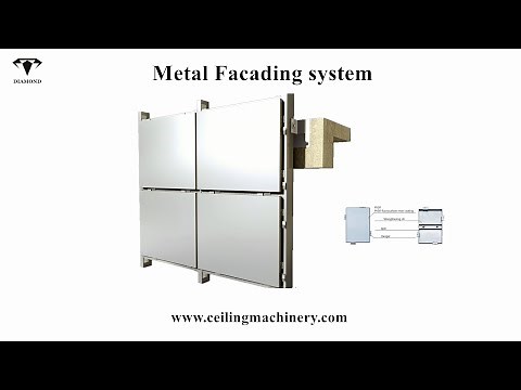 How to install aluminum facading panel? metal facading metal cladding panel aluminum facading