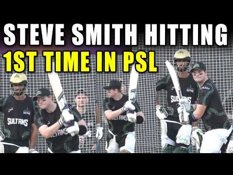 Steve Smith Aggressive Batting practice for PSL11