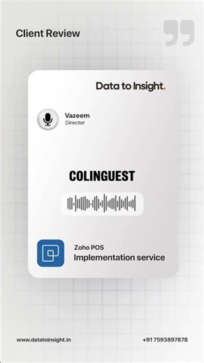 Zoho POS Implementation Review | Colinguest Retail Success Story