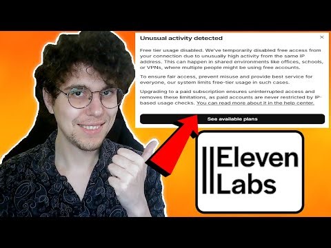 How To Fix Unusual Activity Detected On ElevenLabs