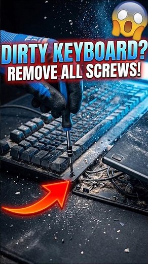 Dirty Keyboard? 🧼 Let's Clean It! | Part 1