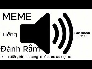Âm thanh meme tiếng Đánh Rắm ghép video youtube / Fartsound effect / Sound effect