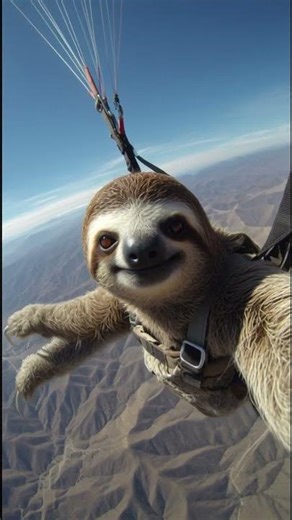 Sloth Skydive POV | 2012 GoPro Vlog Style | National Geographic Photorealistic Shot