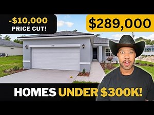 Beautiful Florida New Construction Homes For Sale Under $300,000 in 2023! Check These Out!
