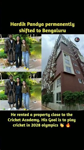 Hardik Pandya permanently shifted to Bengaluru 🔥🙌