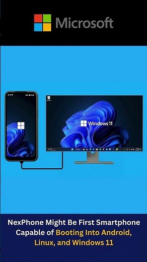 NexPhone Might Be First Smartphone Capable of Booting Into Android, Linux, and Windows 11