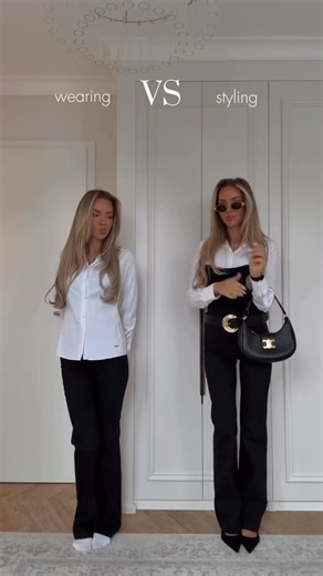 Fashion Outfit on Instagram: "How to elevate your look 😍 @denisee #styling"