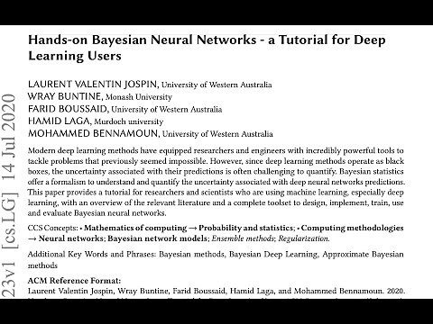 Hands-on Bayesian Neural Networks - a Tutorial for DeepLearning Users