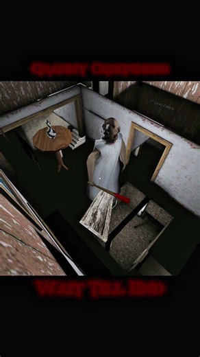 Granny’s CREEPY VIBES! 😱 (Wait For It...) #Granny #Shorts #granny #gaming #horror
