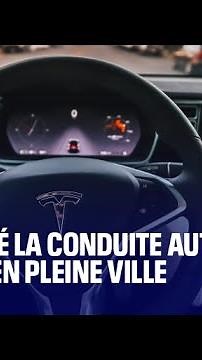 On a testé la conduite autonome de Tesla en pleine ville