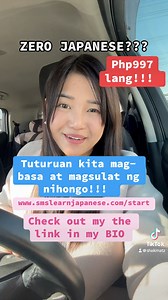 84K views · 896 reactions | Grabe naman yung 997pesos lang matututo kang magbasa at magsulat ng Japanese sentences! Start your language journey here! Grab this opportunity na! @topfans #learnjapanese #Japanese #nihongo Learn Japanese in Tagalog , Nihongo for Filipinos | SMS Japanese Academy | Facebook