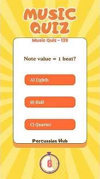 Music Quiz - 139 - Can You Beat This Beginner Music Theory Challenge in 60 Seconds?