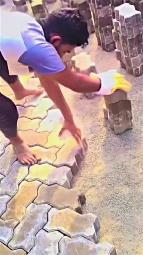 How to Interlock Zigzag Concrete Pevar block’s