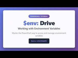 $env: Drive in PowerShell | Working with Environment Variables Tutorial for Beginners