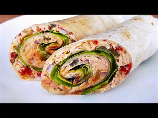 Cream cheese tuna wrap without mayo (this will be your new favorite tuna recipe!)
