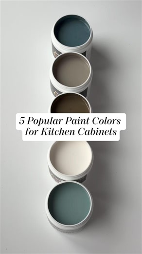 412K views · 4.2K reactions | If you’re looking to refresh your kitchen cabinets, here are 5 timeless and versatile hues to inspire you. Fan favorites include classic neutrals, light grays, dark browns and blue-greens—which one speaks to you? #BenjaminMoore #Paint #Kitchen #KitchenCabinets #Home #InteriorDesign | Benjamin Moore | Facebook