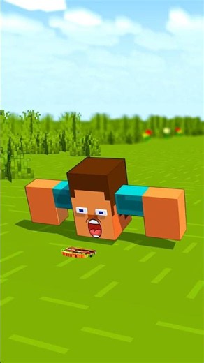 Steve Tried to Rebuild His Body! - Minecraft Animation #shorts