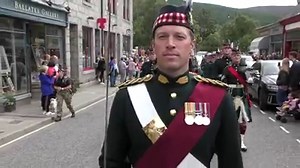Her Majesty the Queen inspected Balaklava Coy, 5 SCOTS, the Royal Regiment of Scotland today outside the grounds of Balmoral Castle in Scotland. As the rain moved in, Her Majesty stopped to chat to the soldiers that will be guarding the Castle in the coming months before chatting to Pony Major Mark Wilkinson and the Royal Regiment of Scotland Mascot Cruachan IV. Although it was raining, on the plus side, this time the pony didn't eat Her Majesty's flowers 💐 | British Army