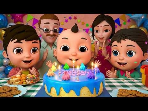 Birthday Song | Munna Ka Birthday 🍰 | Hindi Rhymes - Zappy Toons